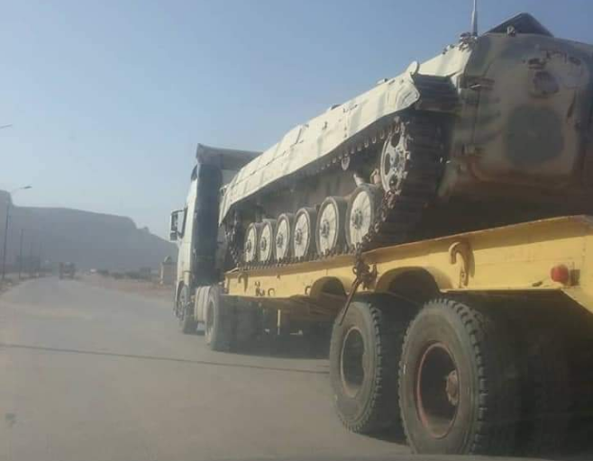 تعزيزات عسكرية ضخمة تنذر بحسم معركة الفجر الجديد في أبين (صور)