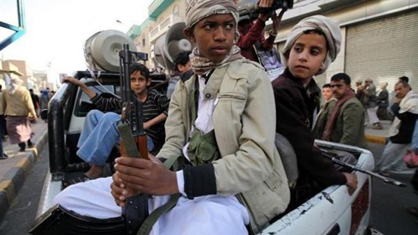 أطفال جندتهم مليشيا الحوثي 