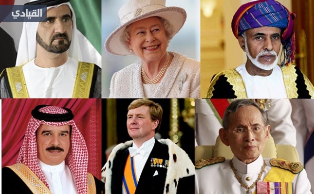 تعرف على ثروات ملوك وأمراء العرب في قائمة أغنى 10 عائلات ملكية في العالم في 2015