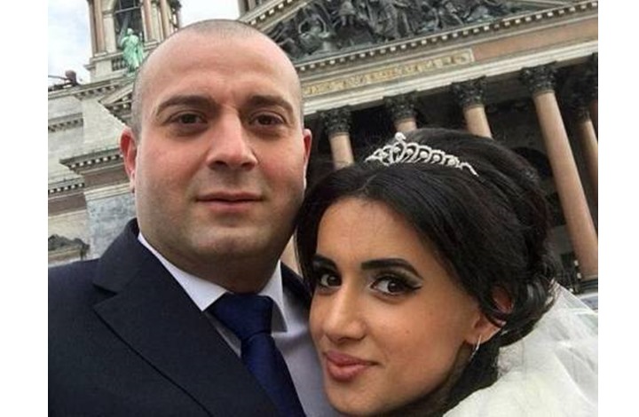 العريس الروسي سمير غابيبوف (34 سنة) قاتل زوجته غيولنارا (23 سنة)