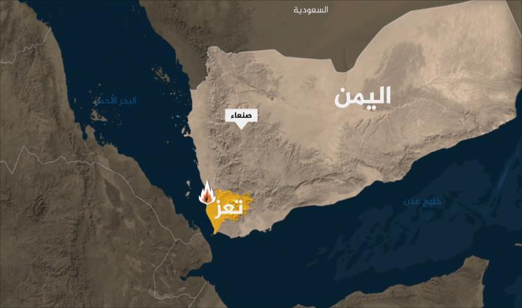 استشهاد طفل برصاص قناصة مليشيا الحوثي وصالح شمال شرق مدينة تعز