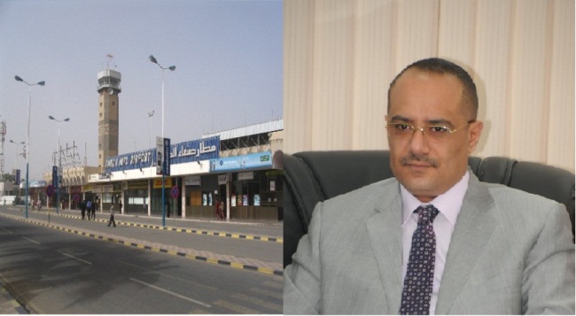 وزير النقل يؤكد استئناف معظم شركات الطيران رحلاتها إلى مطار صنعاء ويقول بأن الأوضاع مستقرة