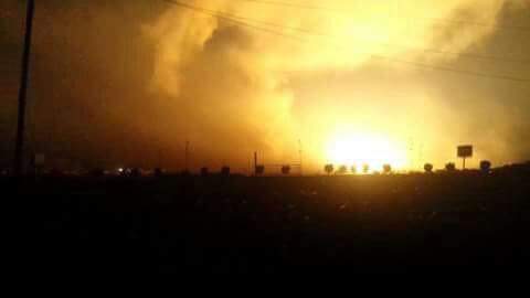 «يمن برس» ينفرد بنشر مستجدات وتداعيات انفجار مخازن السلاح بالمنطقة العسكرية الثالثة (صور)