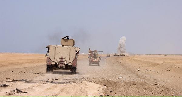 مقتل وإصابة العشرات من الحوثيين بنيران الجيش الوطني وغارات التحالف في تعز
