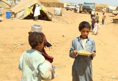 الجوع يفتك بأطفال اليمن