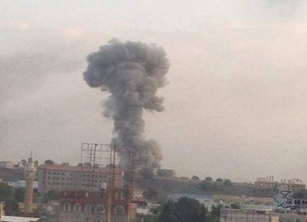 صنعاء: تحليق وغارات لقوات التحالف استهدفت منطقة سواد حنش والحصبة (صور)