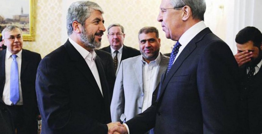 حماس: مشعل أجرى محادثات مع لافروف في الدوحة