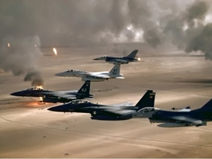 استمرار الغارات الجوية لطائرات حلف عاصفة الحزم باليمن