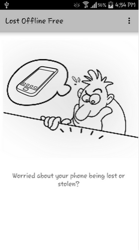 Lost Offline تطبيق عربي لإيجاد هاتفك المفقود بدون إتصال بالإنترنت
