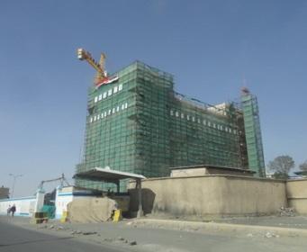 استئناف أعمال بناء مشروع مستشفى الصداقة اليمنية الصينية