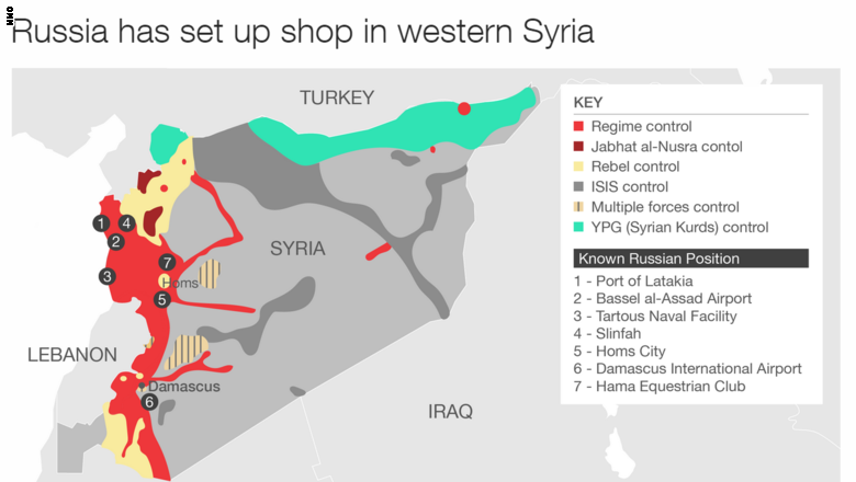 الحرب في سوريا تصبح أكثر تعقيدا.. 6 رسومات توضيحية تشرح الأزمة بعد التدخل الروسي