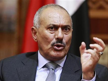 الرئيس اليمني علي عبد الله صالح في صنعاء (25 مايو 2011) صورة من 