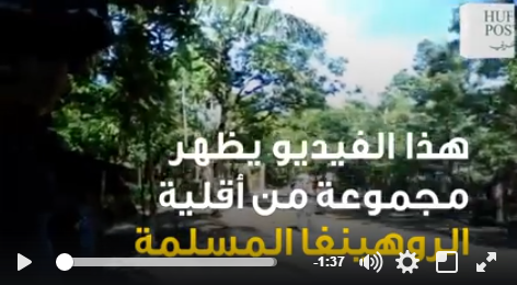 شاهد مقطع الفيديو الذي أجبر سلطة ميانمار على الاعتراف بانتهاكاتها ضد المسلمين \
