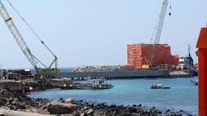  ميناء بلحاف بمحافظة شبوة