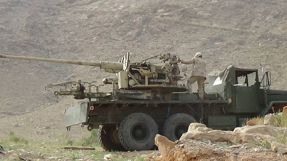 قوات تابعة للجيش الوطني في مديرية نهم شرقي العاصمة صنعاء