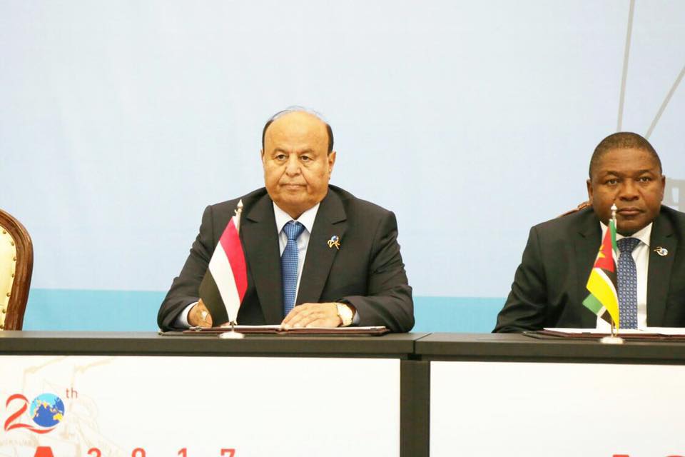 الرئيس هادي يوجه دعوة للدول المطلة على المحيط الهندي لدعم اليمن (نص الكلمة +صور)