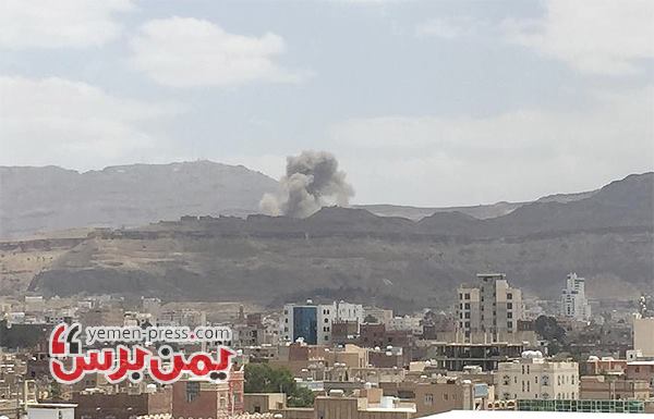 انفجار ضخم يهز أرجاء العاصمة صنعاء فجر اليوم