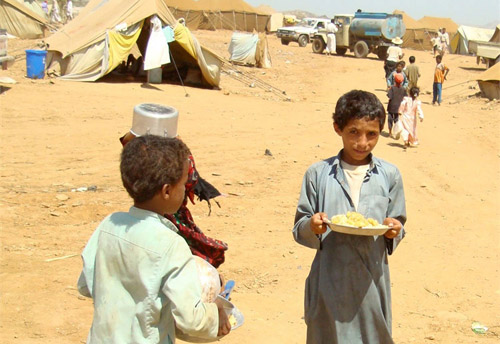 نداء إنساني لتقديم مساعدات عاجلة لـ 18مليون يمني يحتاجون لمساعدات عاجلة خلال العام 2014م