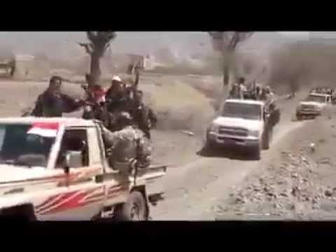 شاهد الفيديو ..عرض عسكري لقبائل دمت استعداداً لطرد الحوثيين إلى ذمار