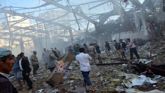 أنباء عن ارتفاع ضحايا قصف القاعة الكبرى إلى 700 قتيل وجريح