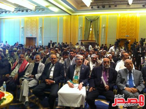 إشهار التكتل الوطني للدولة المدنية بصنعاء برئاسة حسين الأحمر