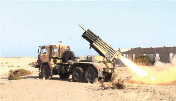 مليشيا الحوثي تقصف مدينة الحزم بالجوف بصواريخ الكاتيوشا