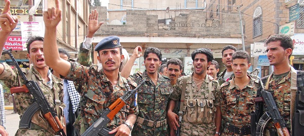 صورة سابقة لأحتجاجات قادها جنود من قوات الأمن الخاصة -الأمن المر