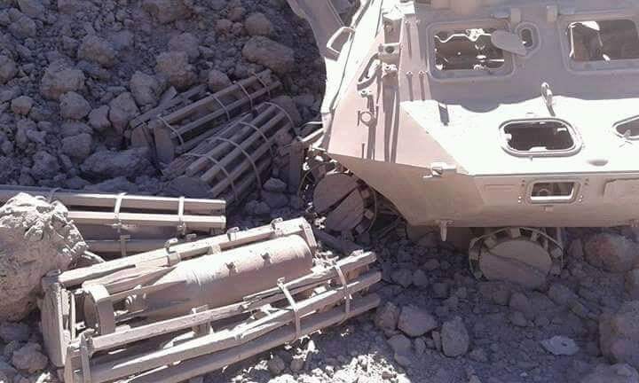 طيران التحالف يدمر أسلحة حديثة ومدرعات عسكرية تابعة للمليشيات بمحافظة عمران (صور)