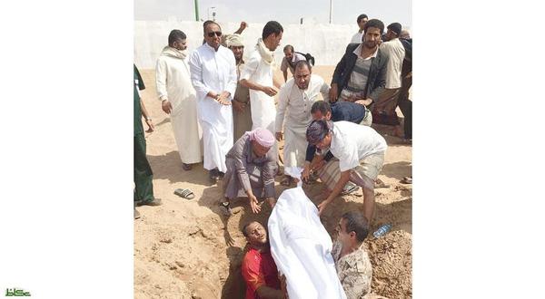 تشييع جثامين 7 قتلى من المقاومة الشعبية في السعودية