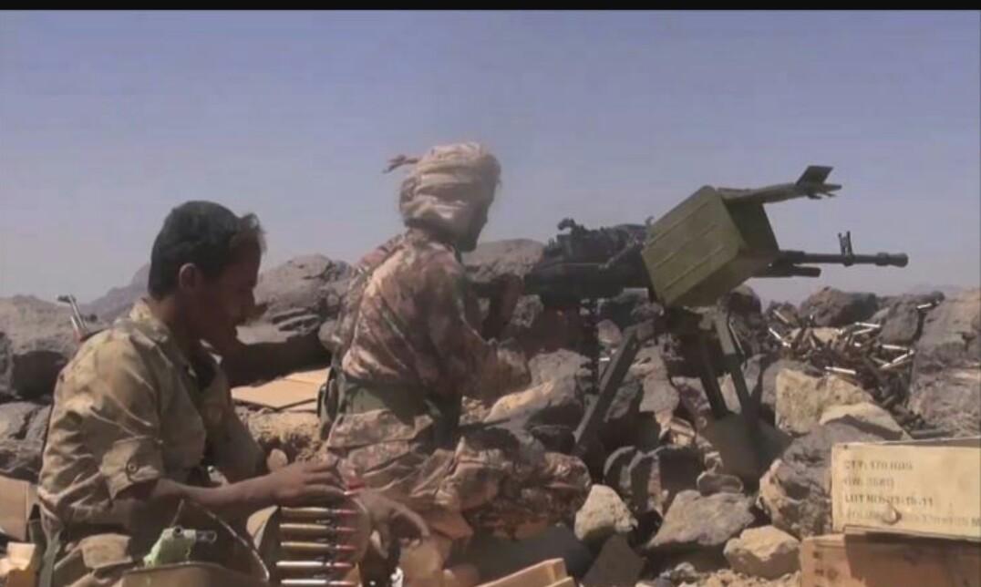 هجوم كاسح لقوات الجيش الوطني بإسناد من التحالف في جبهة البقع بصعدة