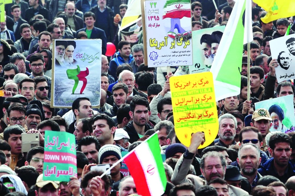 عودة شعار «الموت لأمريكا» إلى شوارع إيران