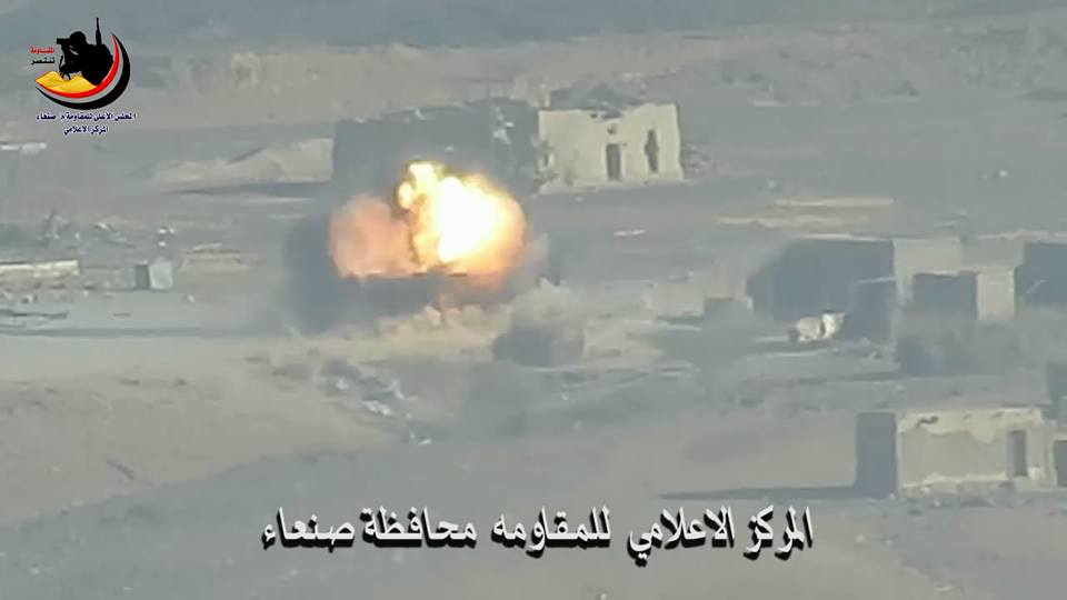  الجيش الوطني يشن أوسع هجوم على مواقع الانقلابيين في نهم شرق صنعاء (فيديو)