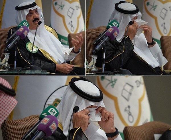 بالفيديو.. قائد الحرس الوطني السعودي متأثراً : «لا يوجد عندي أغلى في هذه الدنيا من الشعب السعودي»
