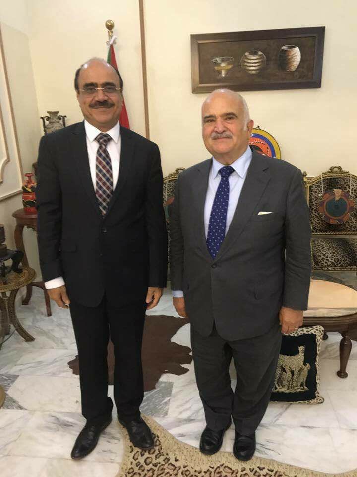 السفير العمراني يناقش مستجدات الوضع في اليمن مع الأمير الحسن بن طلال