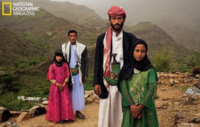 صورة من فليم وثائقي سابق عن زواج الصغيرات في اليمن (أرشيف)