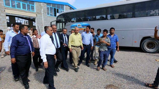 افتتاح أول شركة نقل جماعي بالعاصمة المؤقتة عدن