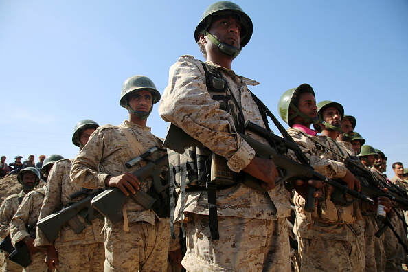 عناصر من الجيش الوطني اليمني (ارشيف)