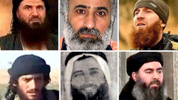 بالصور.. هؤلاء رجال خليفة داعش الخمسة