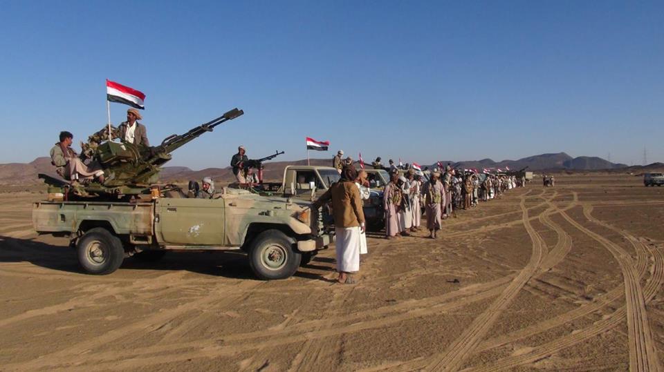 قبائل مأرب والجوف تعلن استعدادها لتنفيذ أوامر الرئيس هادي بالقيام بمهام قتالية لاستعادة وتحرير العاصمة صنعاء