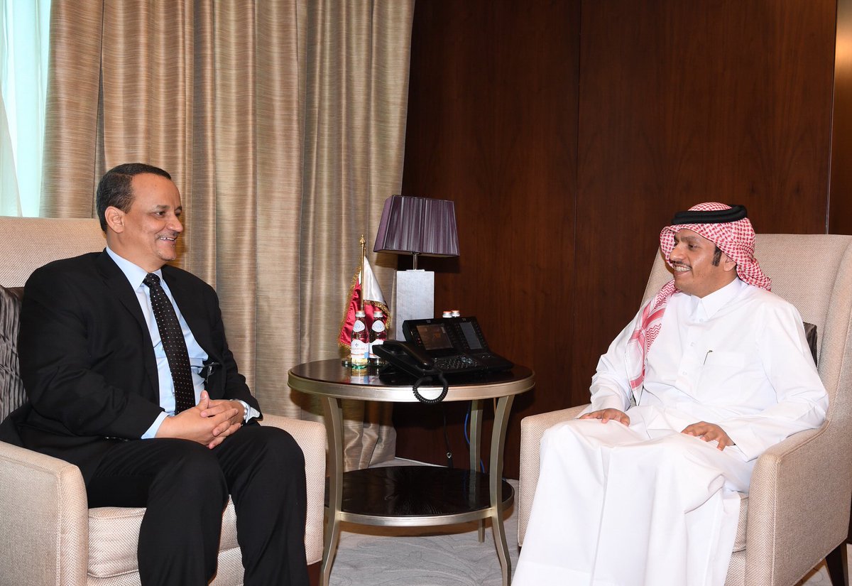 وزير الخارجية القطري: قطر لن تدخر جهداً لمساعدة الإخوة في اليمن
