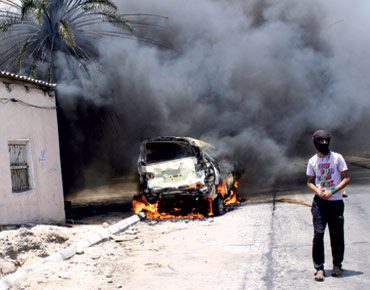 صورة لأحداث عنف سابقة في عدن