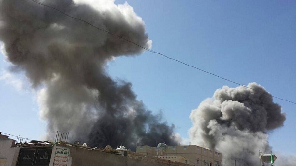سلسلة غارات لطيران التحالف استهدفت مواقع وأهداف بينها منزل قيادي حوثي بصعدة