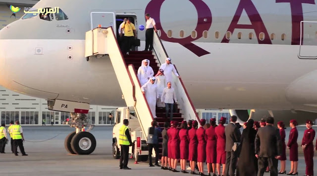 طائرات تنقل الأسرة الحاكمة القطرية من المغرب إلى سويسرا بشكل طارئ