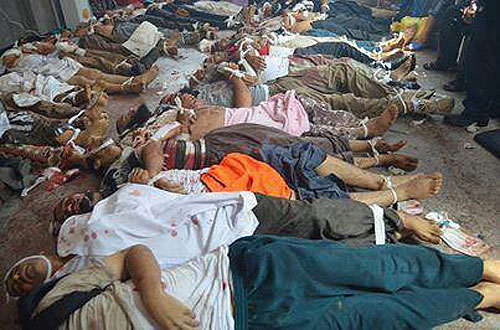 مصر تستيقظ على دماء مئات القتلى في رابعة والنهضة.. العسكر يقتلون بدم بارد (صور)