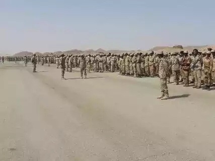 قيادات عسكرية وأمنية  يمنية تتلقى تدريبات تحاكي عملية تحرير العاصمة صنعاء