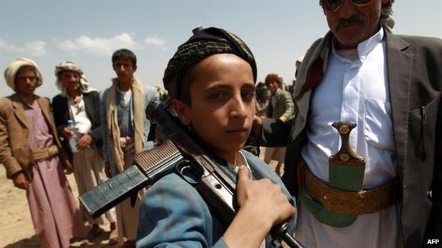 ديلي تلغراف: الأطفال يحملون السلاح في اليمن