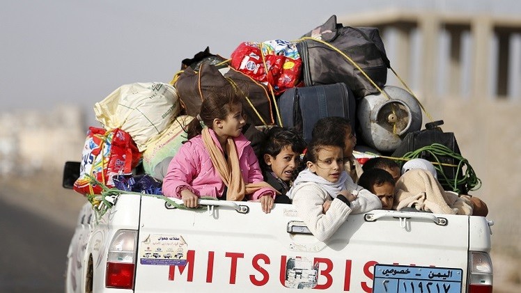 الأمم المتحدة: أكثر من 120 ألف يمني اضطروا لمغادرة منازلهم بسبب العمليات العسكرية