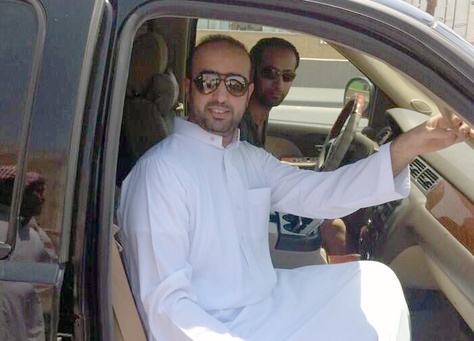 نشرت صورة البجادي على تويتر وهو في الرياض اليوم قبيل إعادة اعتقا