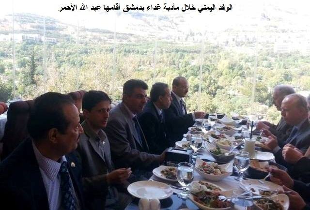 الرئيس بشار الأسد يستقبل وفداً يمنياً يترأسه يحيى صالح