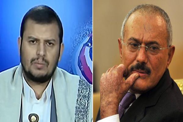 علي عبدالله صالح وعبدالملك الحوثي